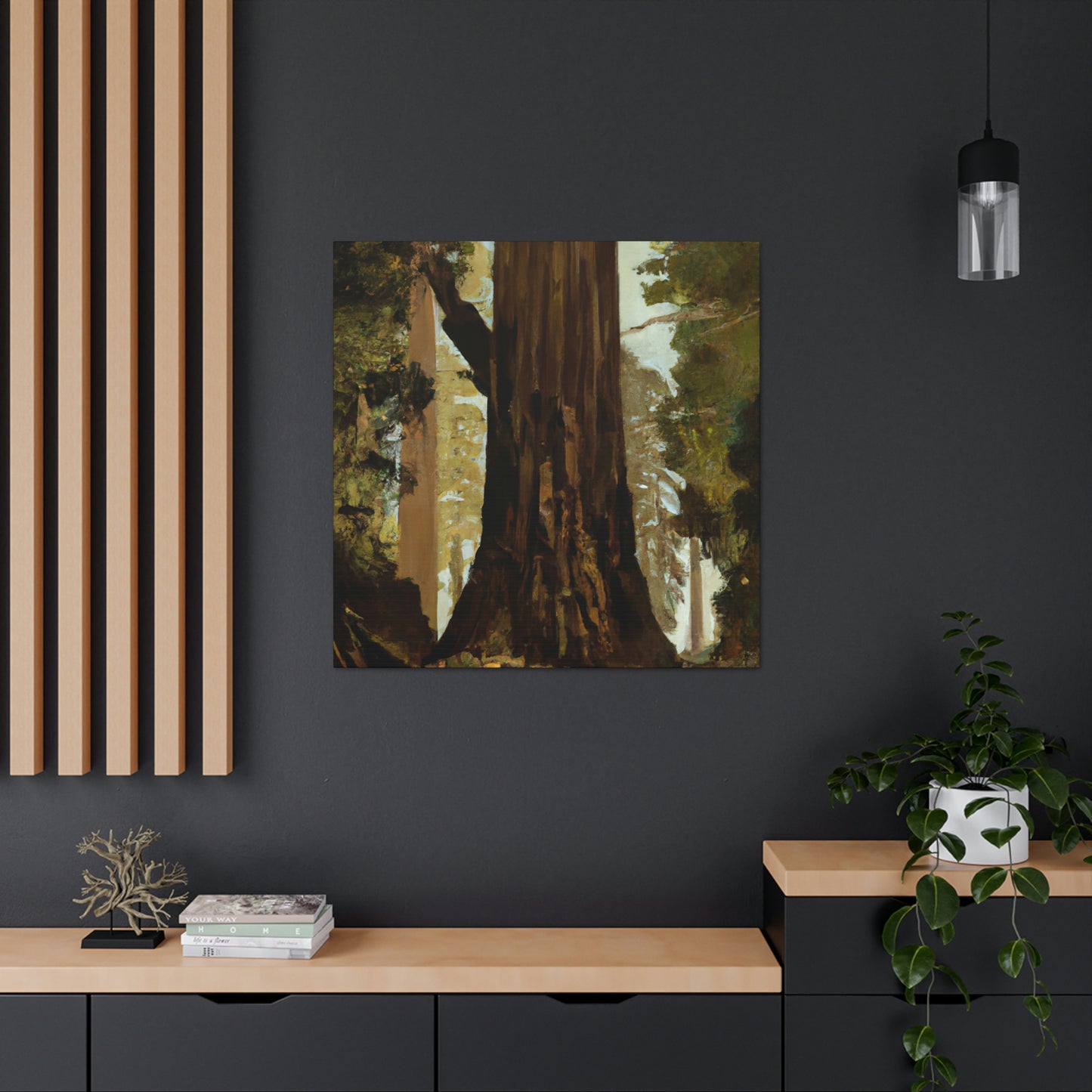 "Redwood's Eternal Splendor" - Canvas