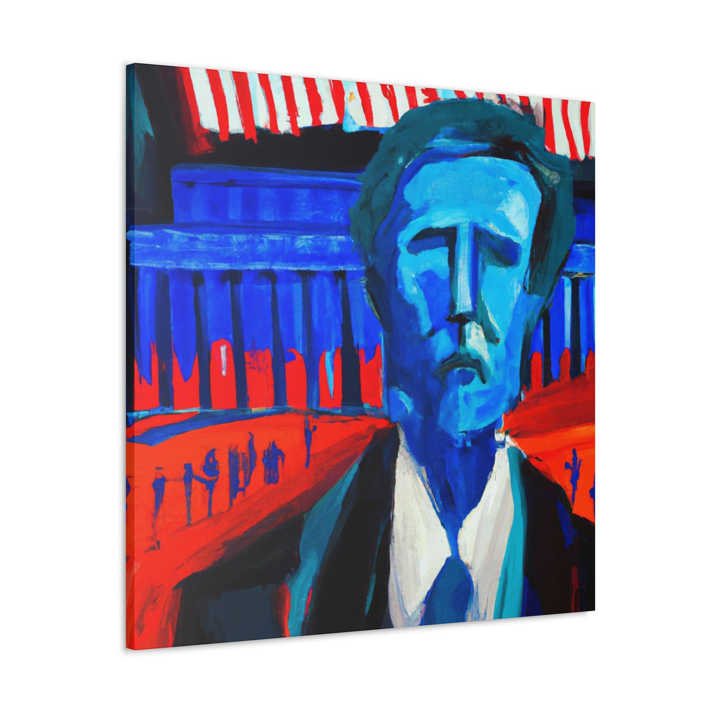 Lincoln in Surreality - Canvas