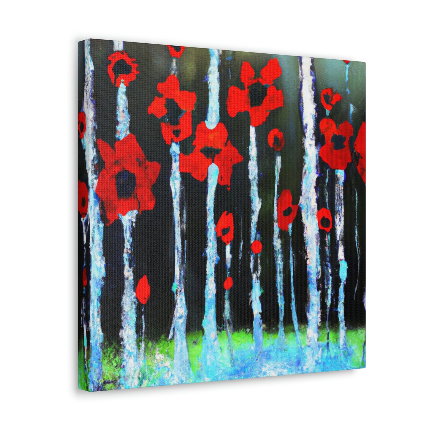 Poppy in Abstracted Freedom - Canvas