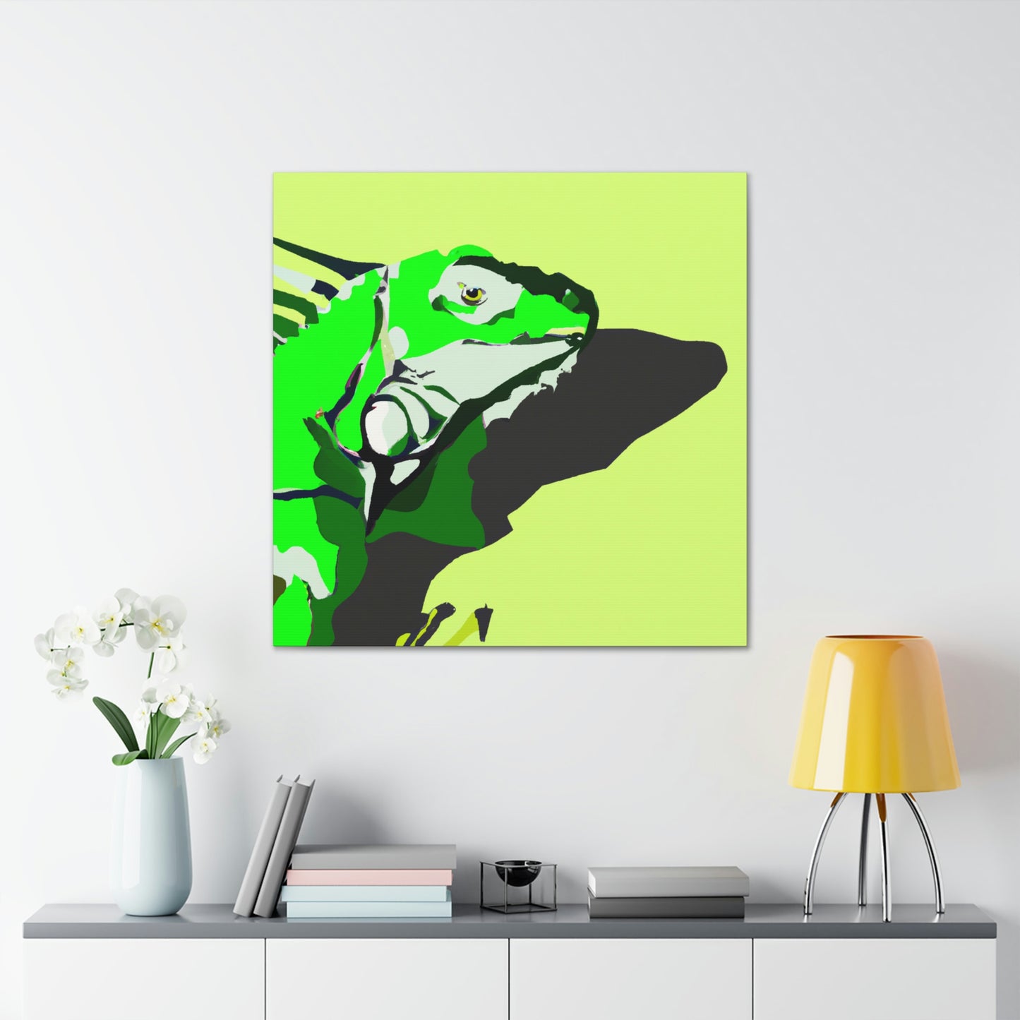 Iguanas in Stillness - Canvas