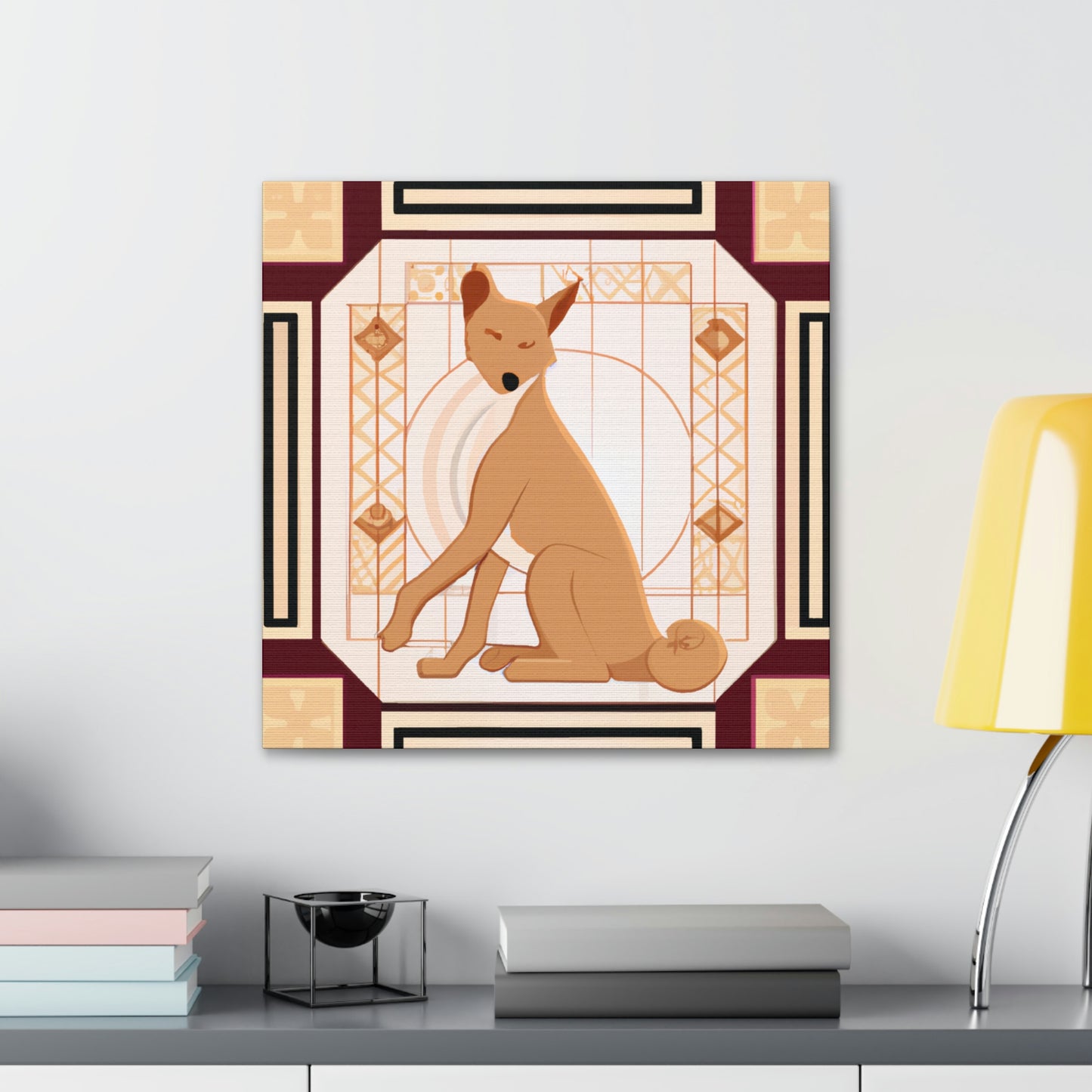 "Dhole's Deco Dreaming" - Canvas