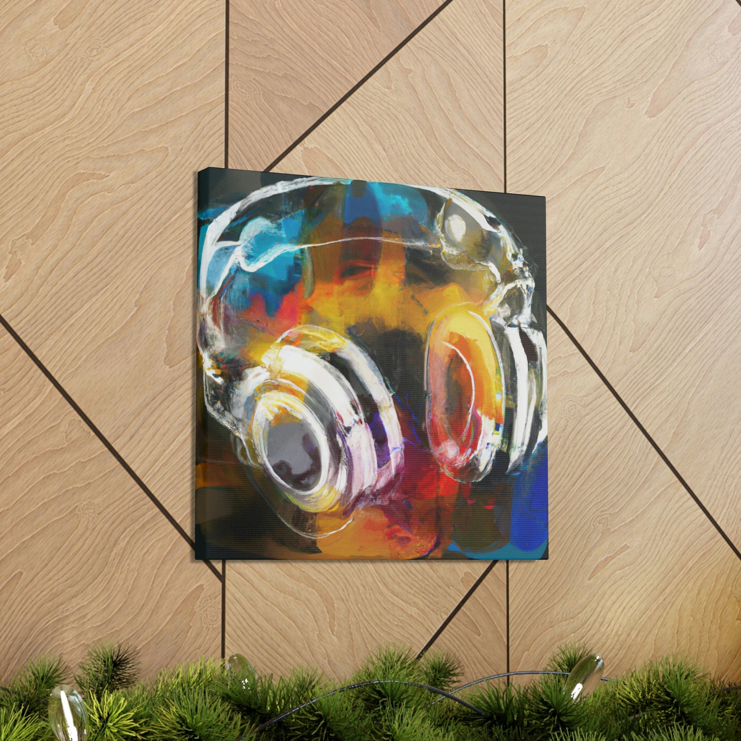 "Headphone Music Dreaming" - Canvas