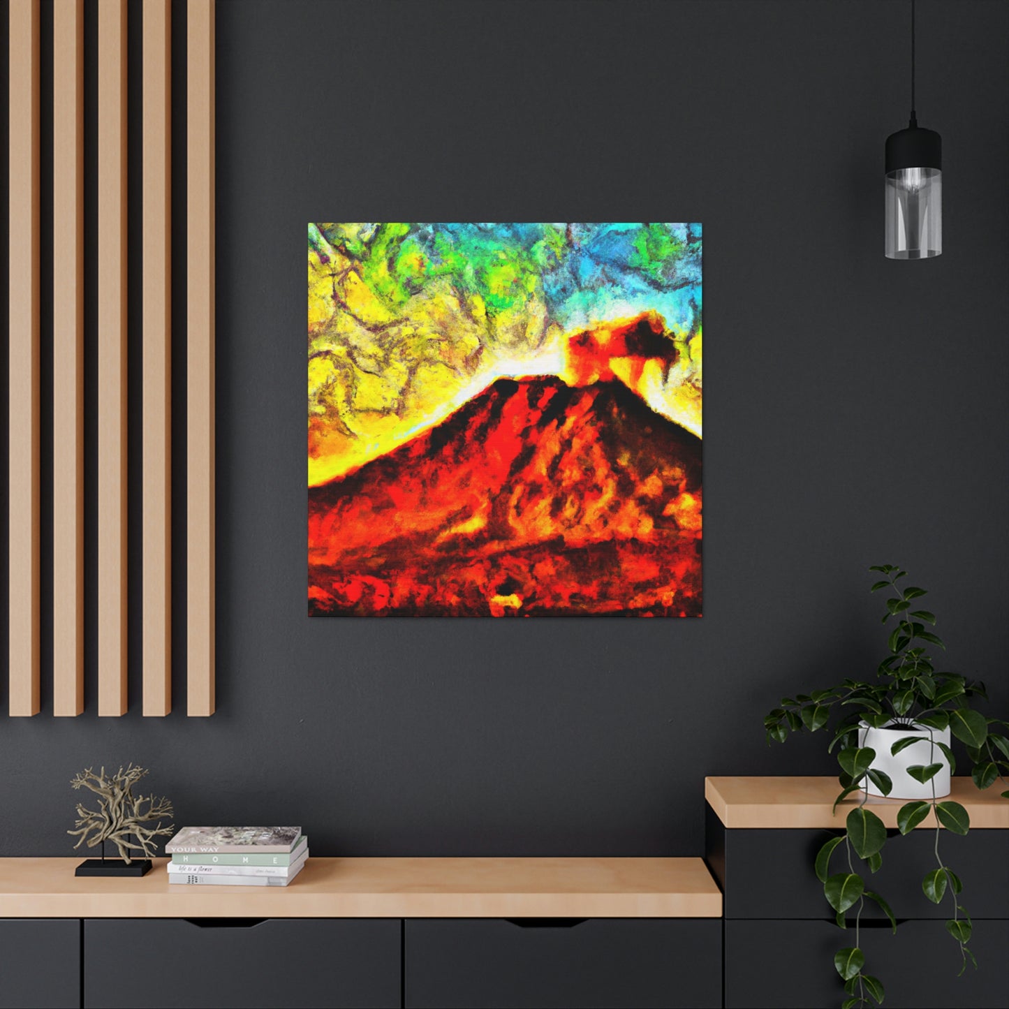 Volcanic Eruption Beauty - Canvas