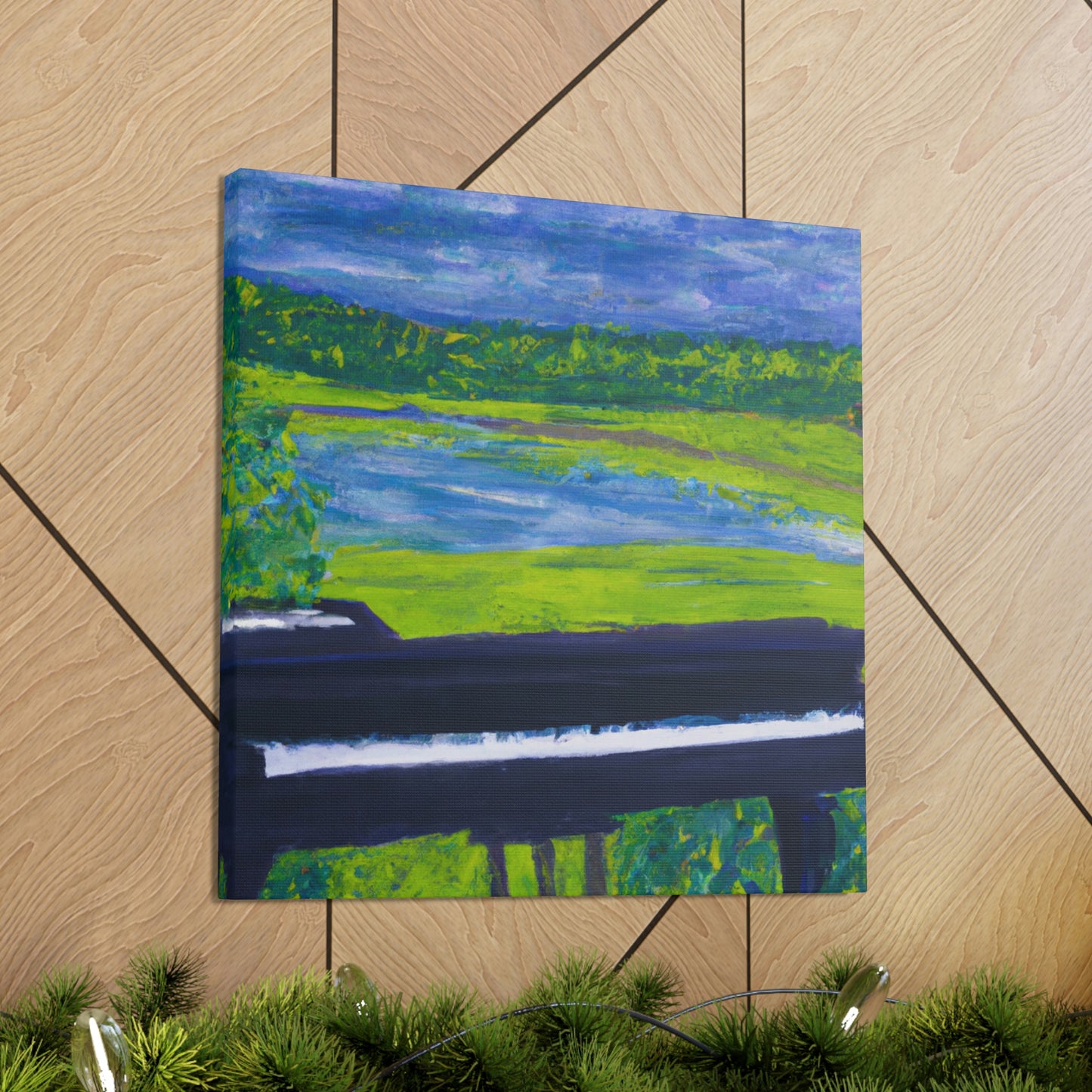 "Fauvist Piano Music" - Canvas