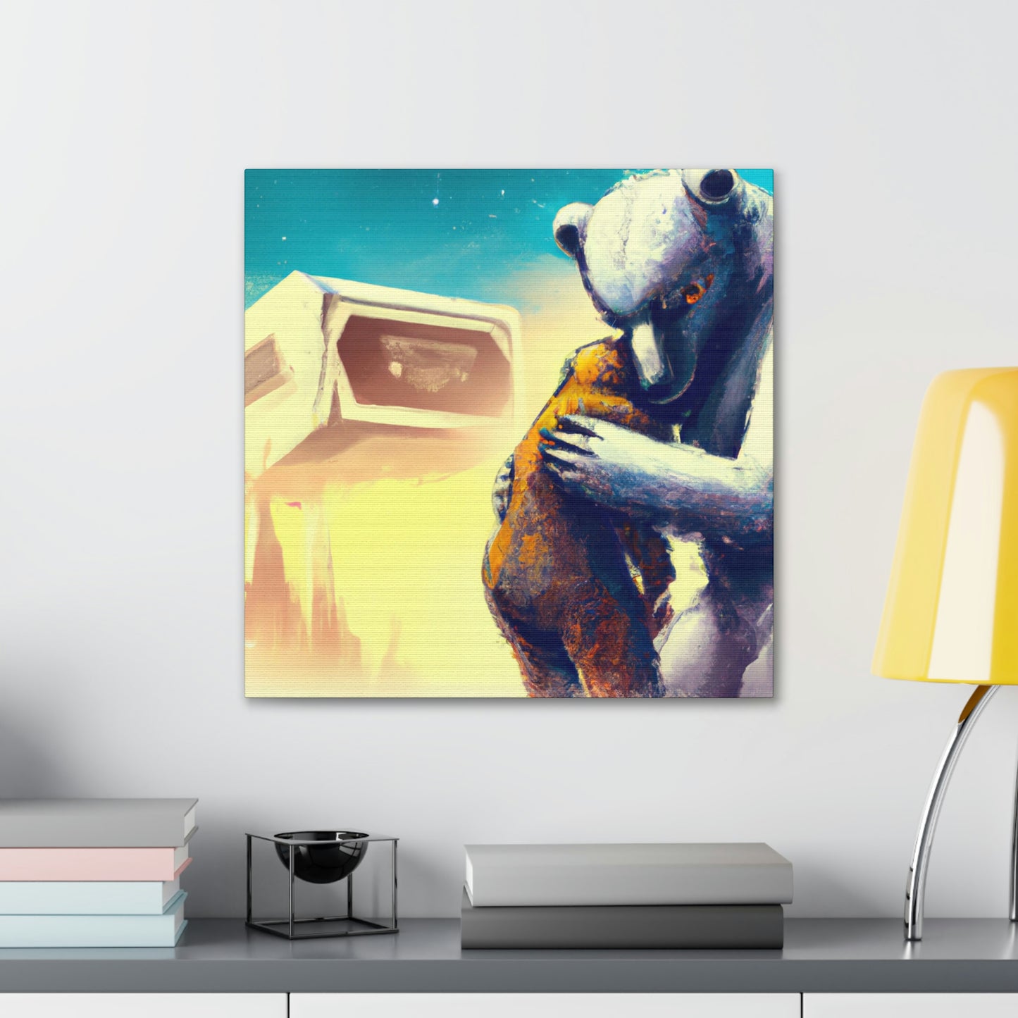 Love's Embrace Bear - Canvas