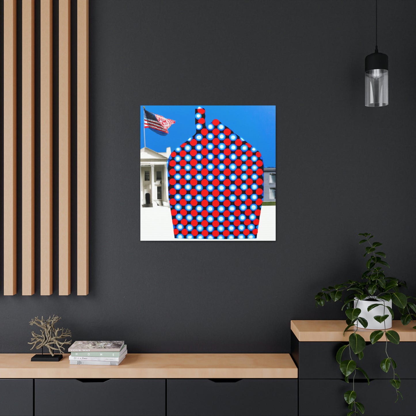 "White House Surreal Dream" - Canvas