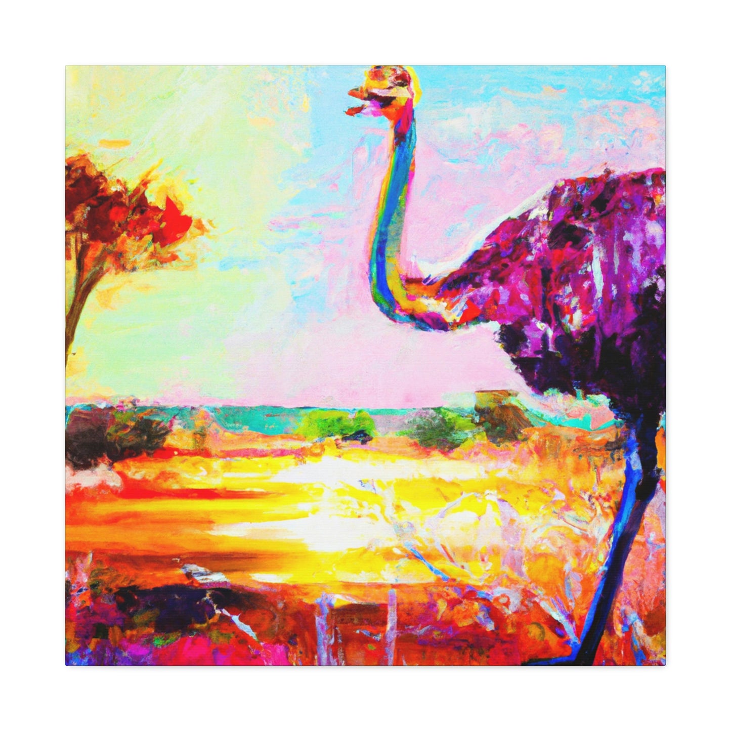 Ostrich in Utopia - Canvas