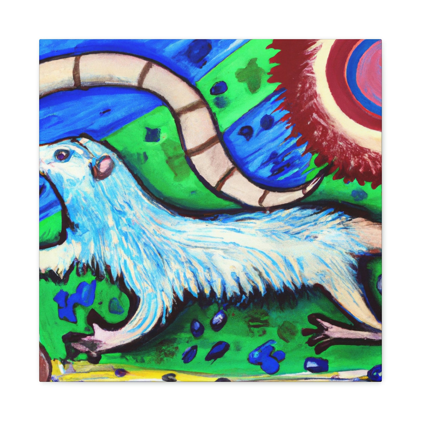 Ferrets in Flight - Canvas