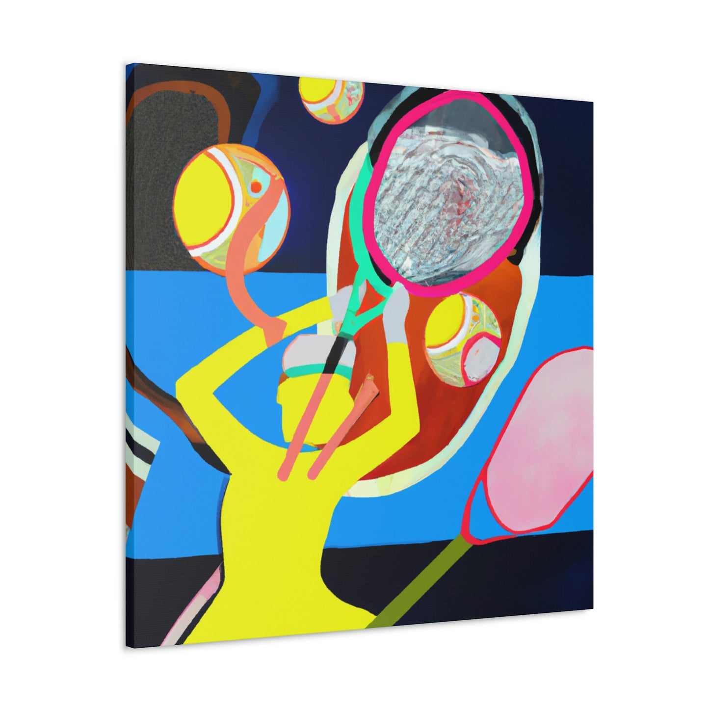 "Tennis: Abstracted Reality" - Canvas