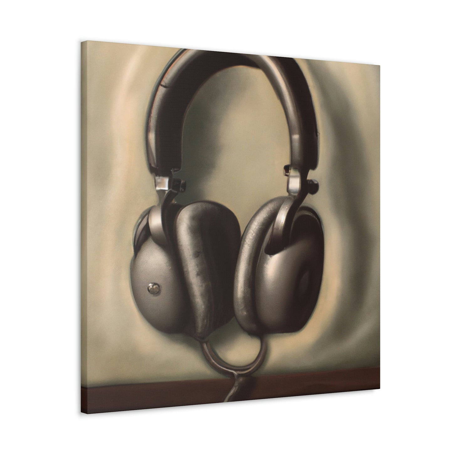 "Headphones on a Cloud" - Canvas