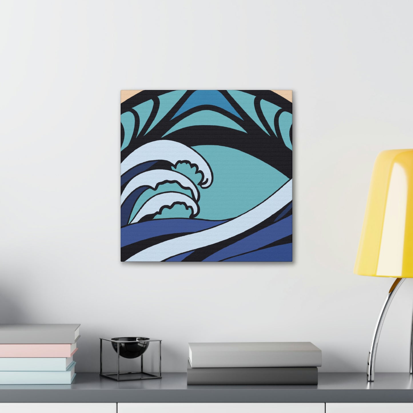 "Waves of Blue Luxury" - Canvas