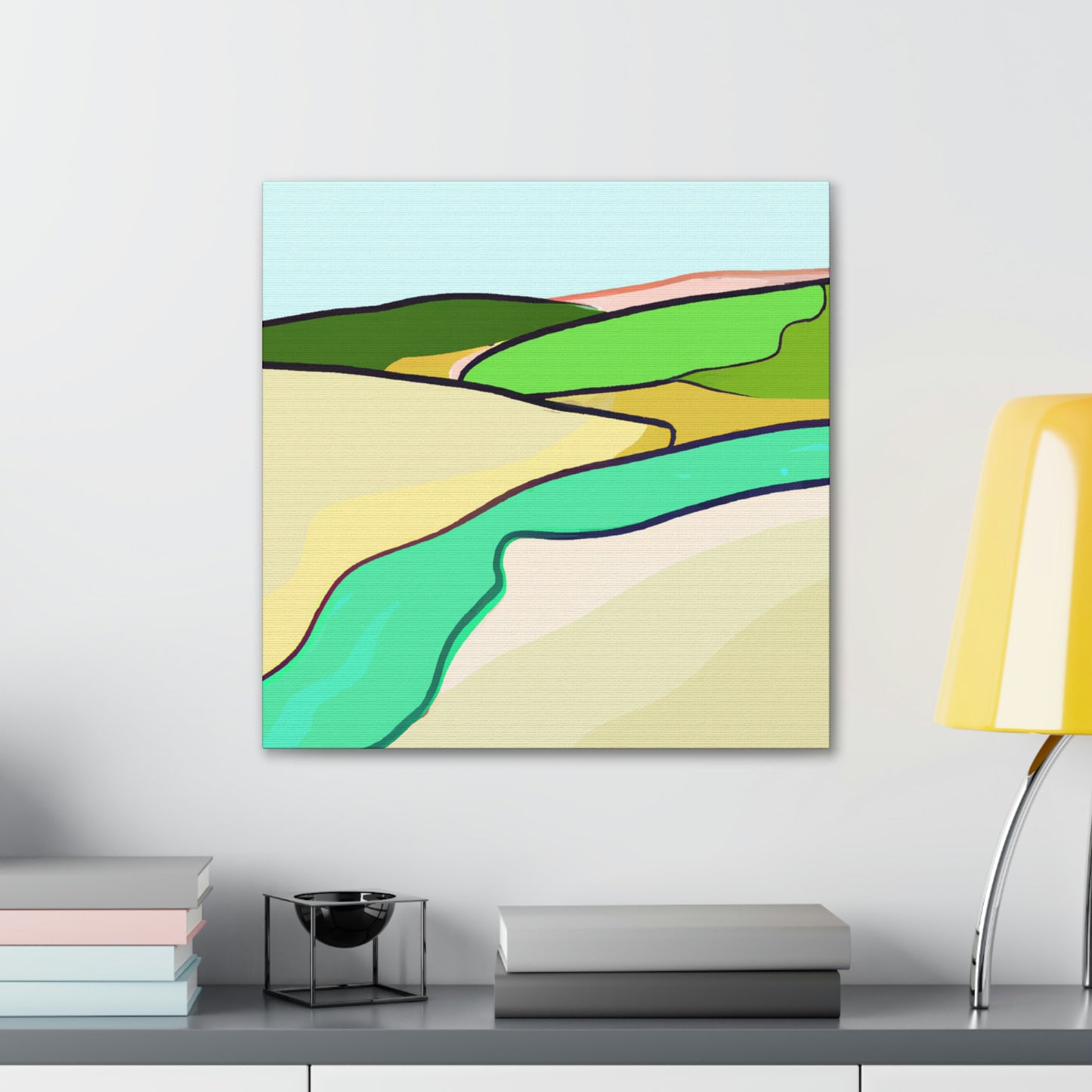 "Tundra in Minimalism" - Canvas