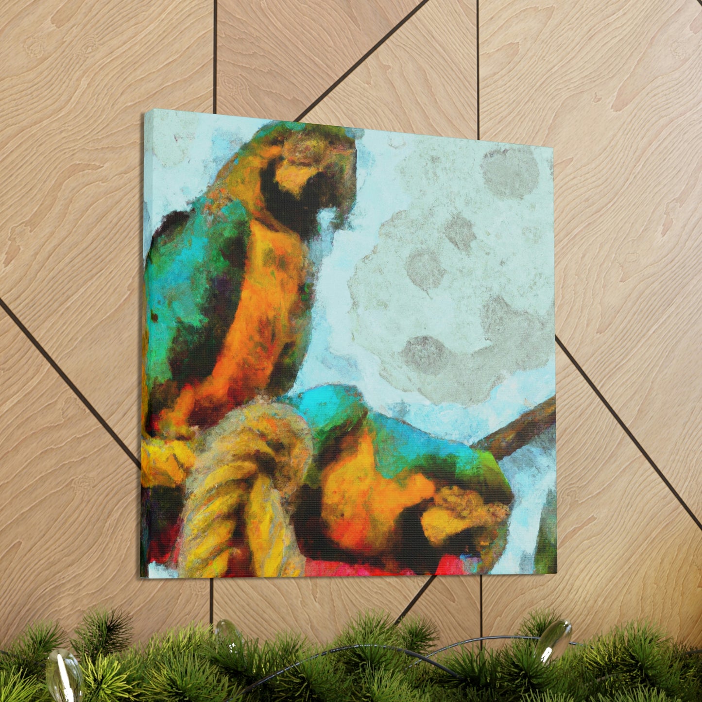 "Macaws in Harmony" - Canvas