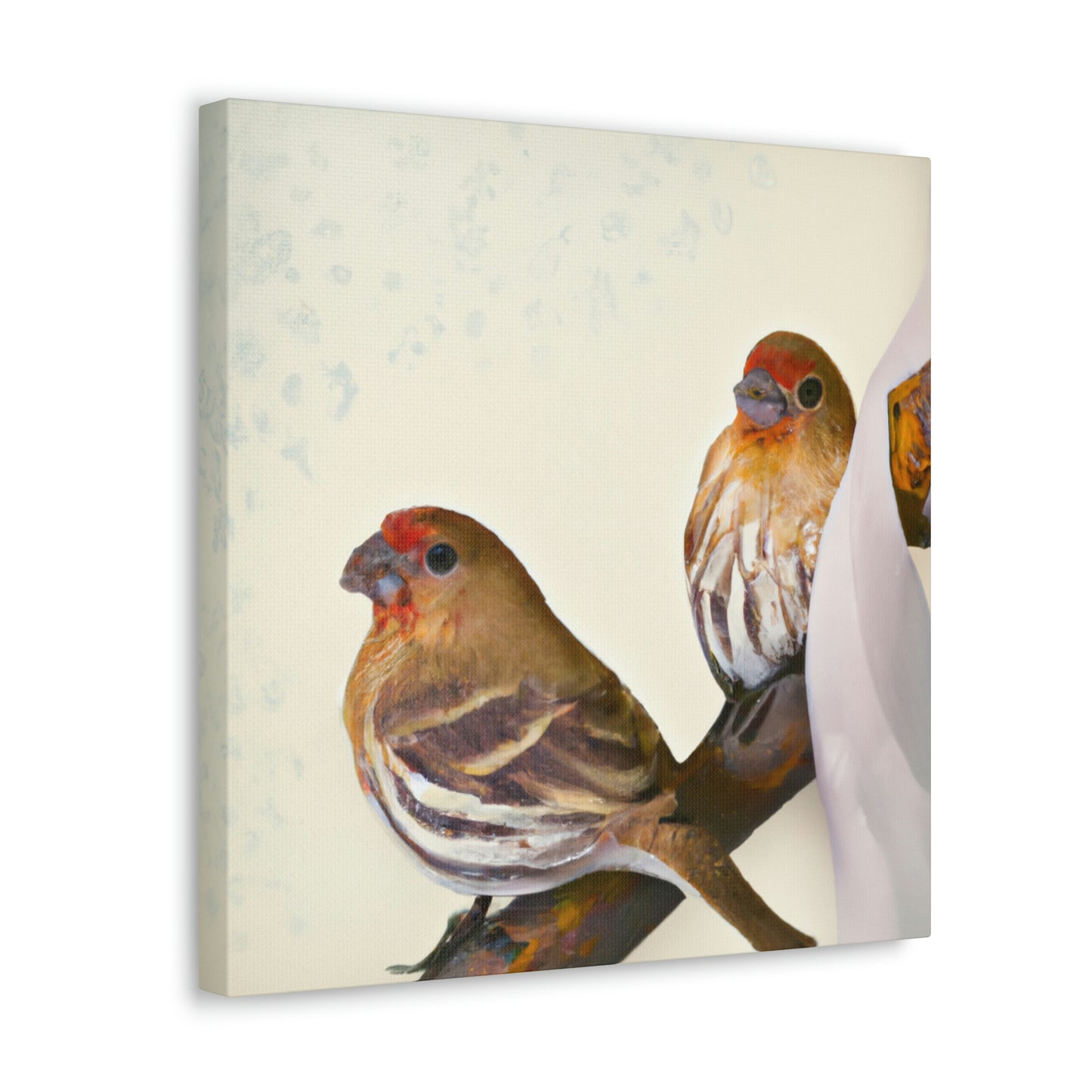 "Finch Home in Deco" - Canvas