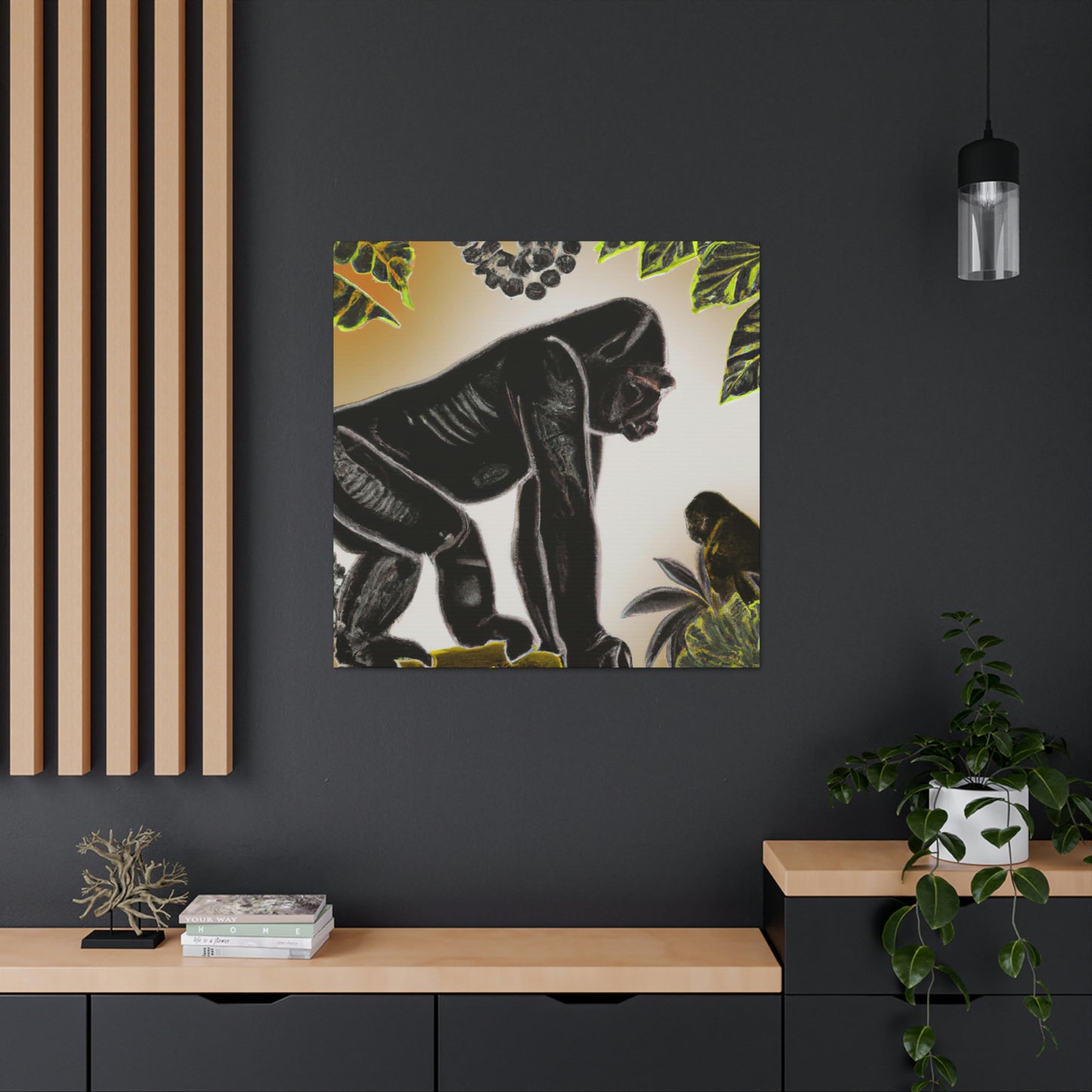 Gorilla in Baroque - Canvas