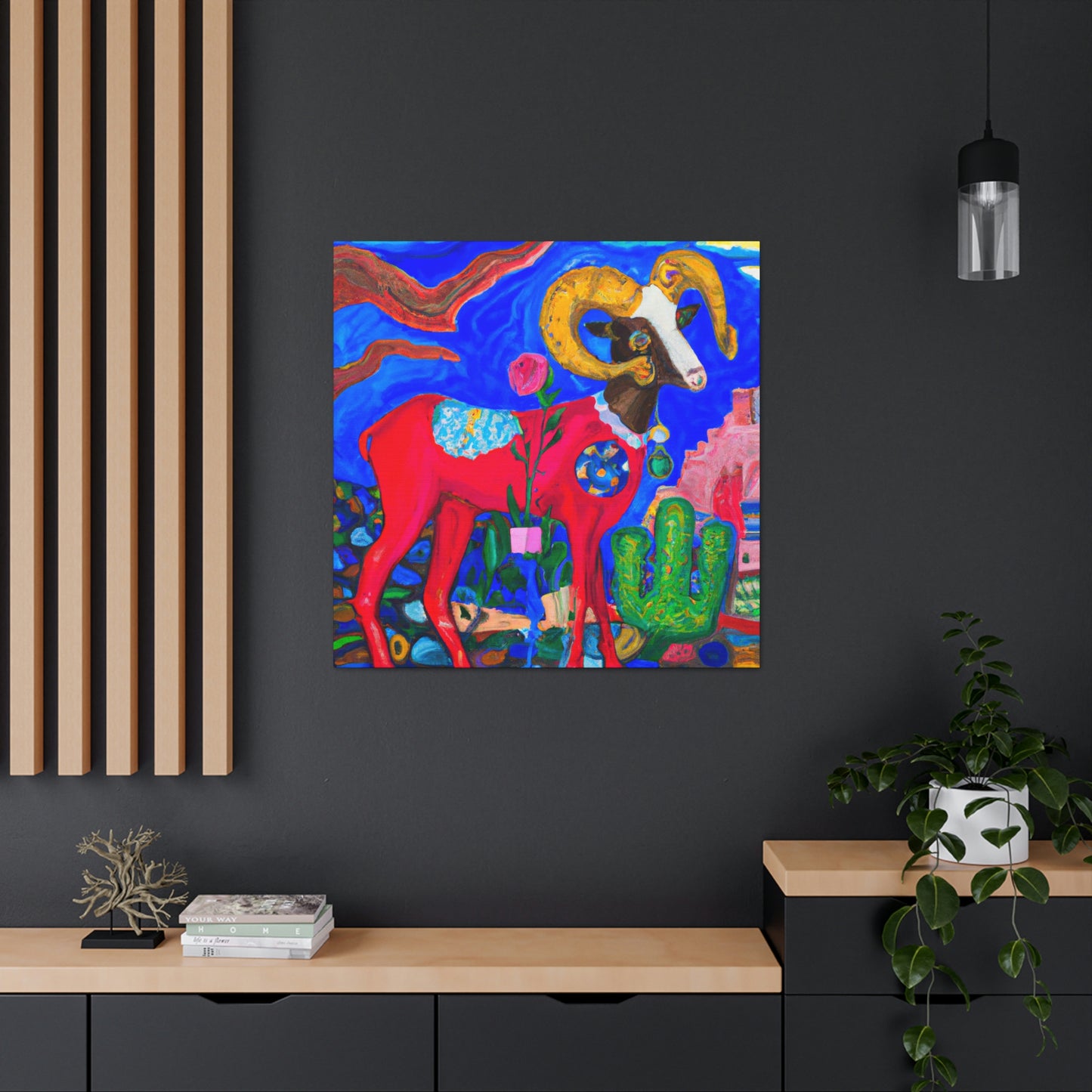 "Bighorn of the Wild" - Canvas