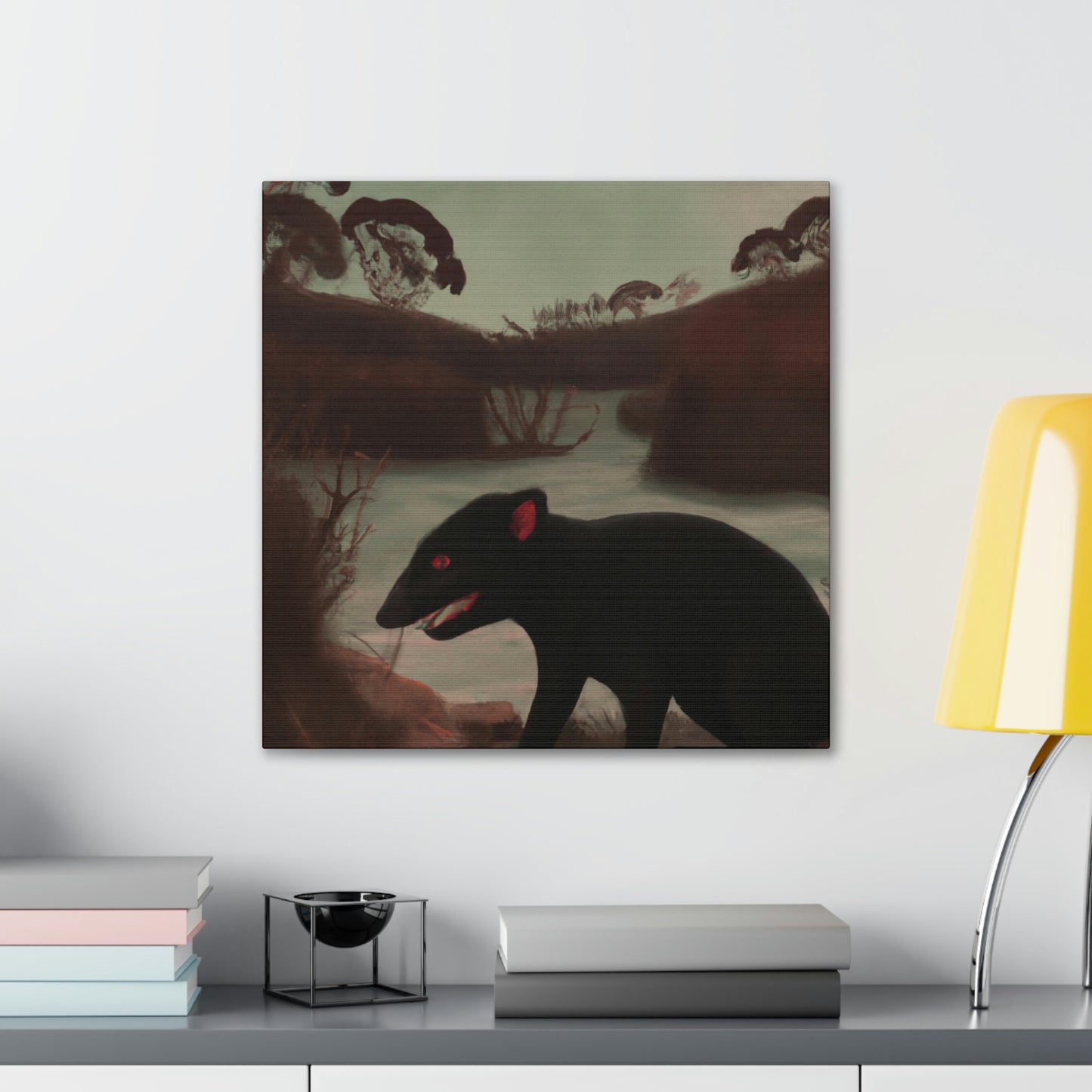 Devil in Tasmanian Land - Canvas