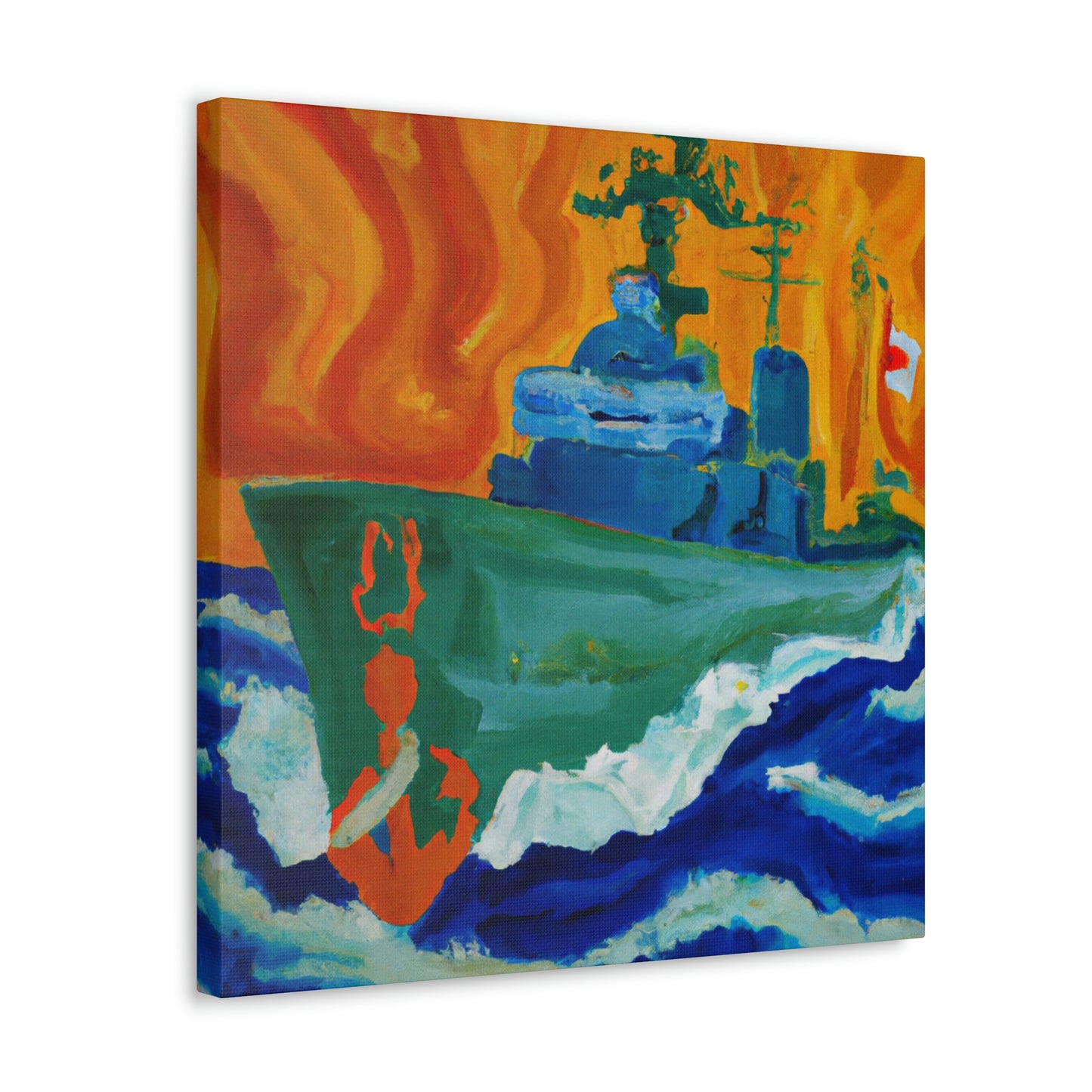 Marine Fauvist Sunset - Canvas