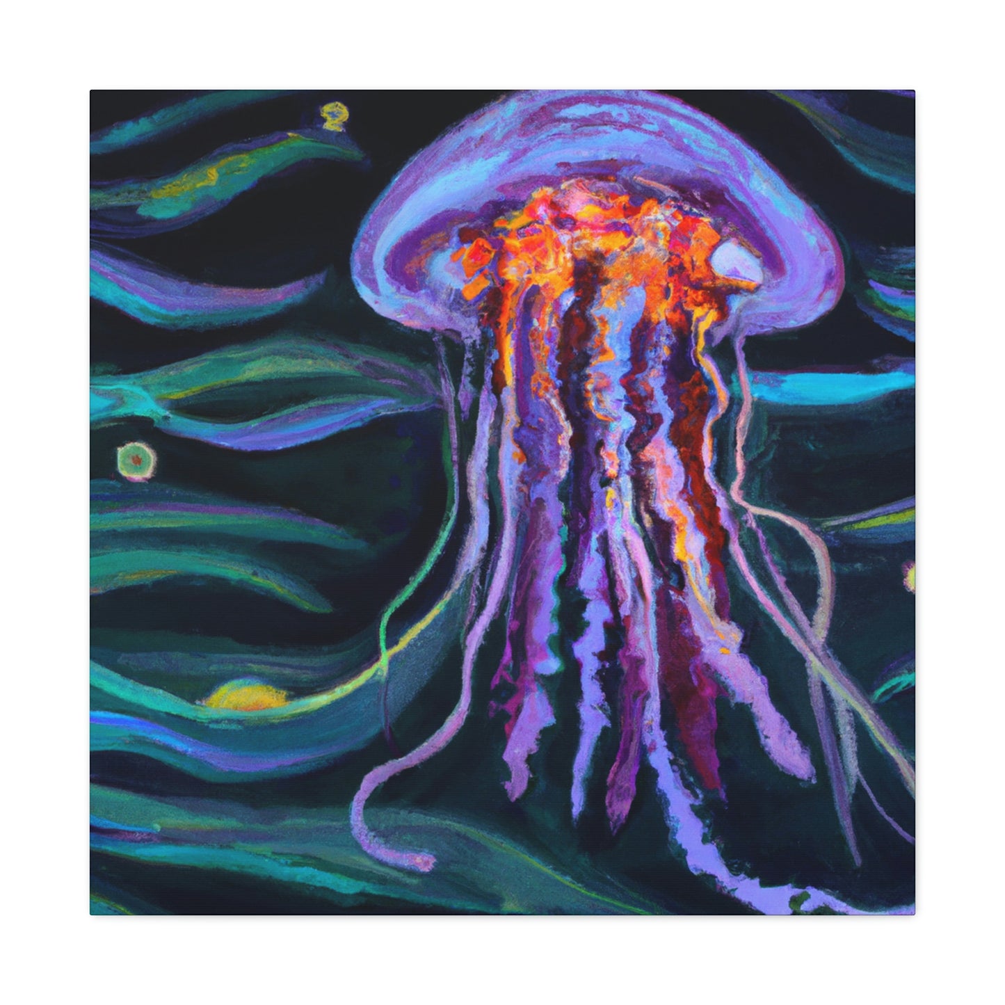 "Jellyfish Dream Streams" - Canvas