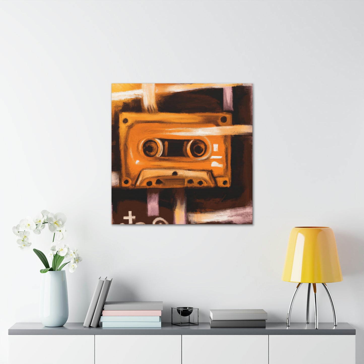 "Cassette Tape Melodies" - Canvas