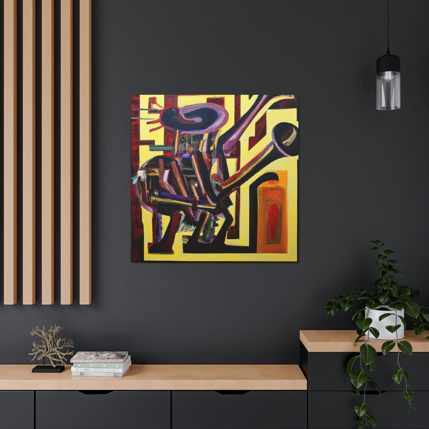 "Trumpet in Harmony" - Canvas