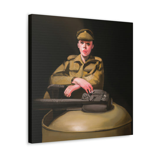 "Tank Operator's Dreamscape" - Canvas