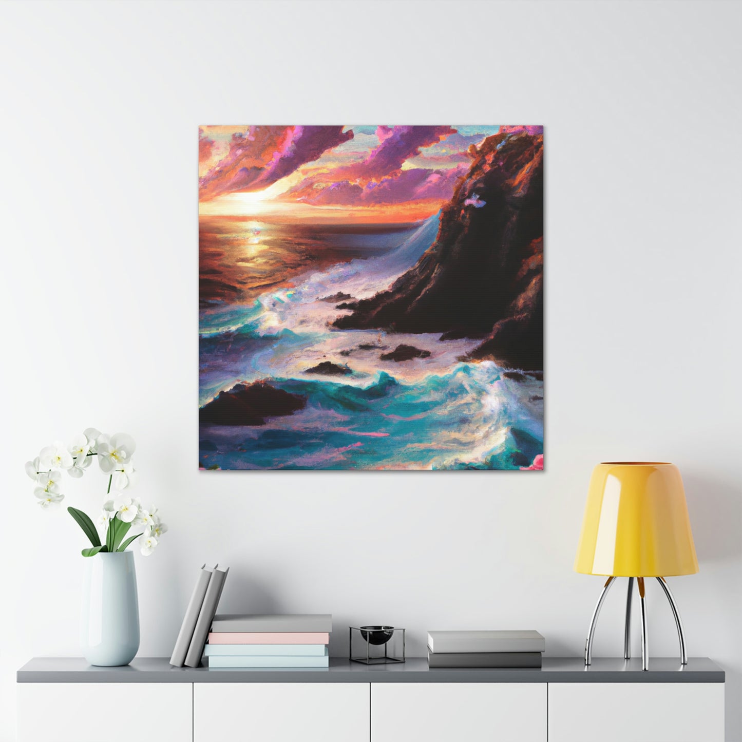 Sculpted Sublime Sunrise - Canvas