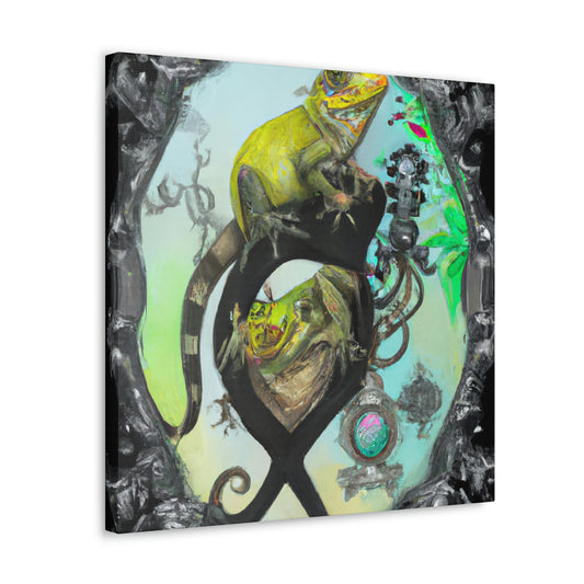 Lizards In Baroque - Canvas