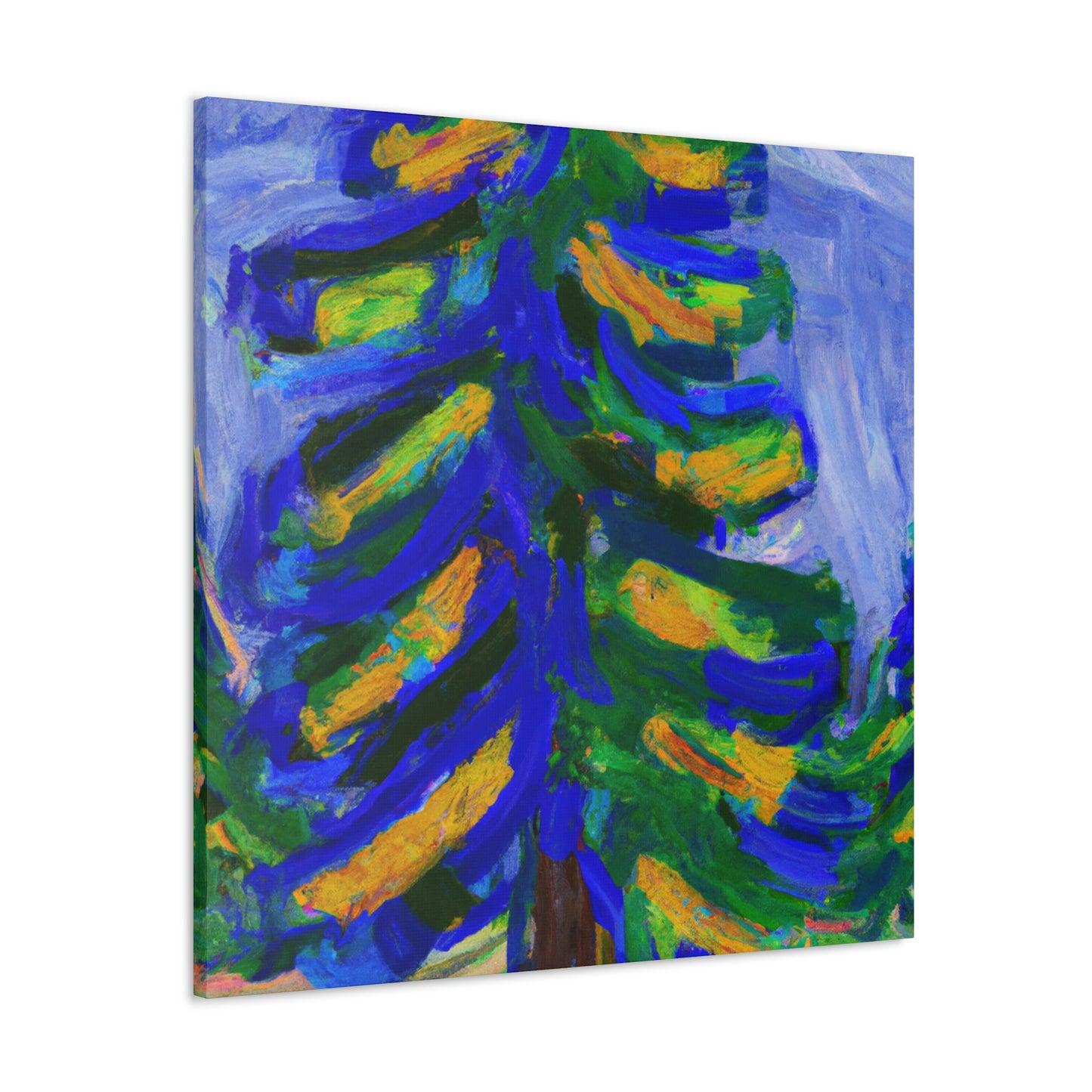 "Spruce Tree Expressionism" - Canvas