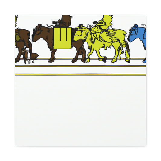 Cattle Drive Epicenter - Canvas