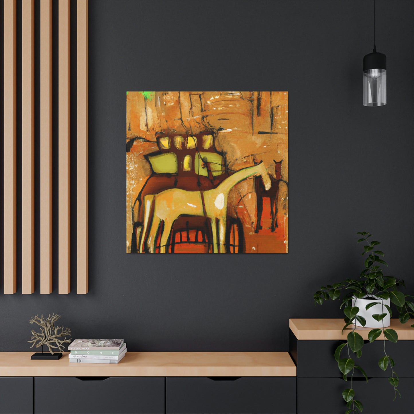 "Horse and Carriage Dawn" - Canvas