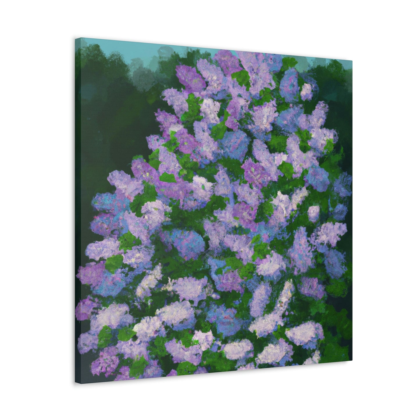 "Lilac Petal Abstraction" - Canvas