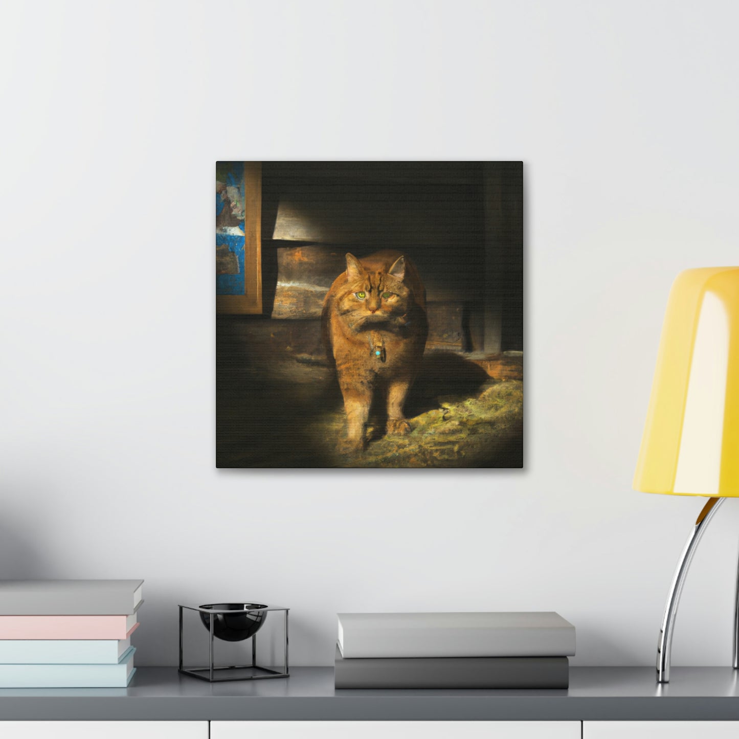 Purr of the Barn - Canvas