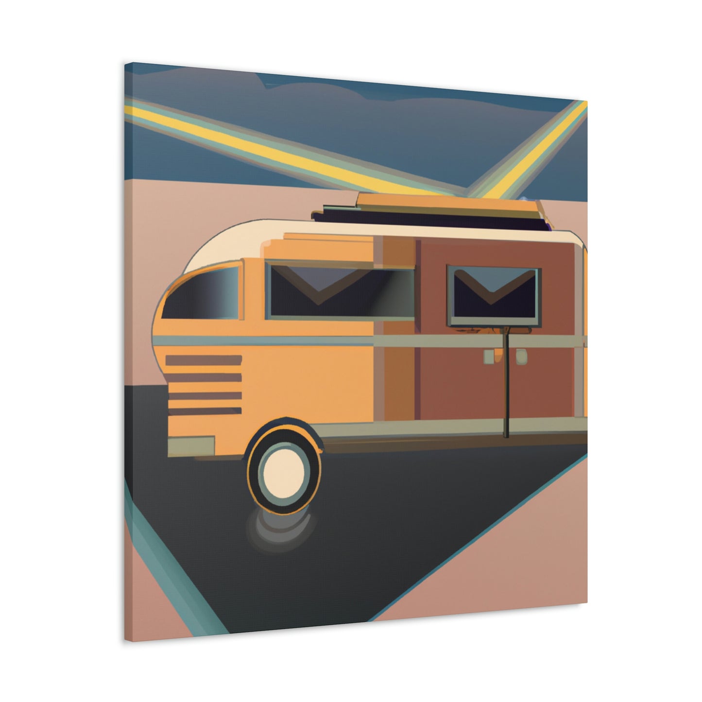 "Camper Van Jubilee" - Canvas