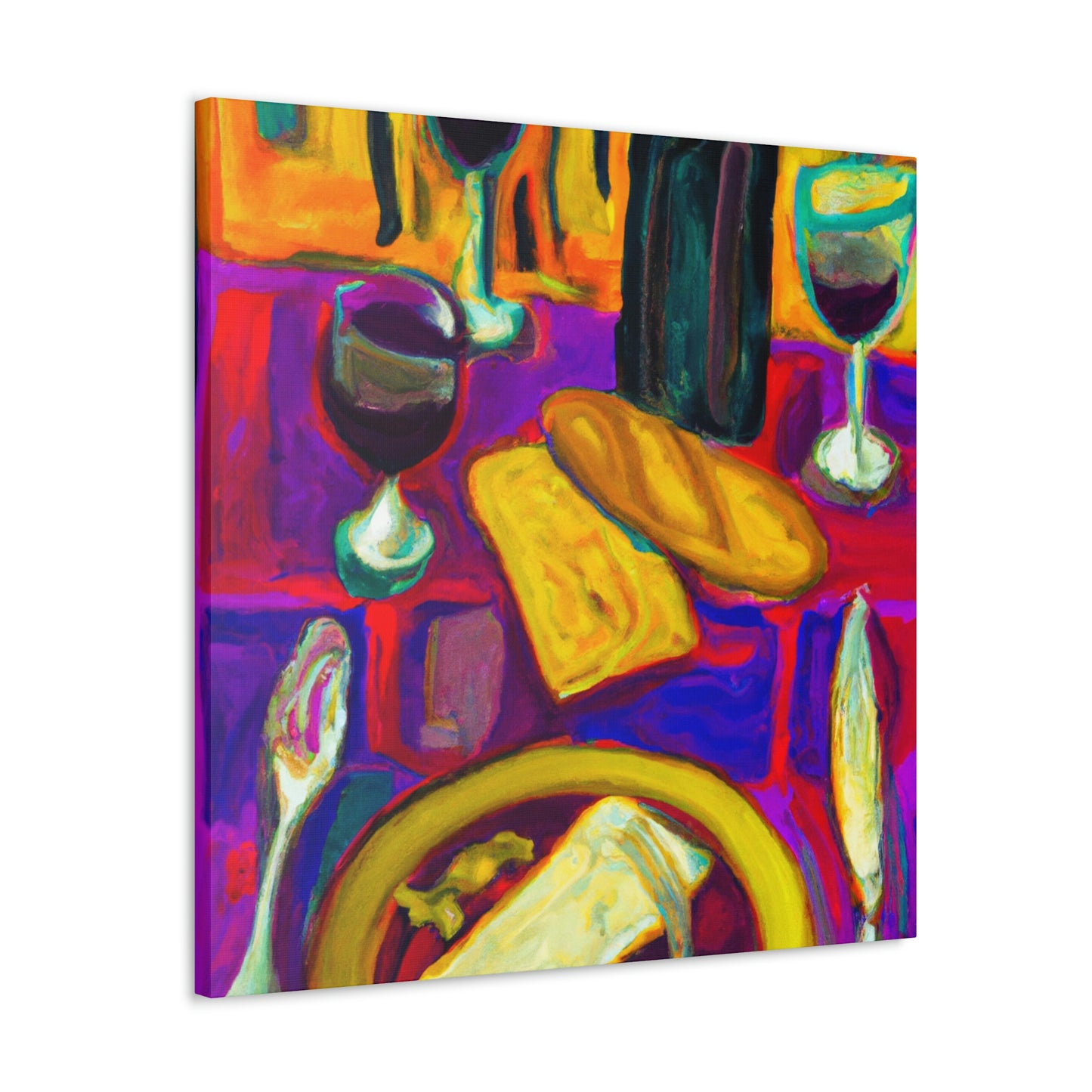 "Fauvism Dinner Delight" - Canvas