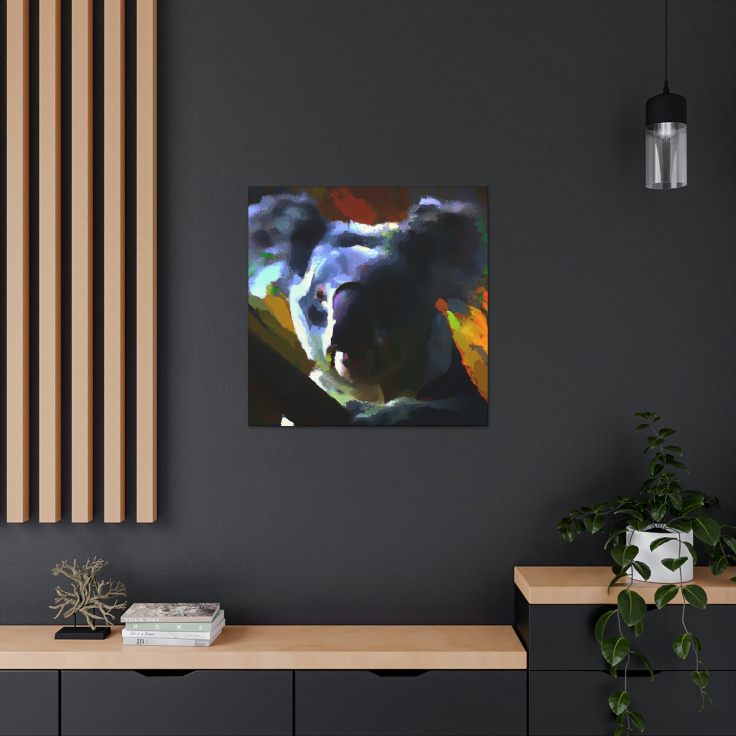 "Koala's Dreamscape Vision" - Canvas