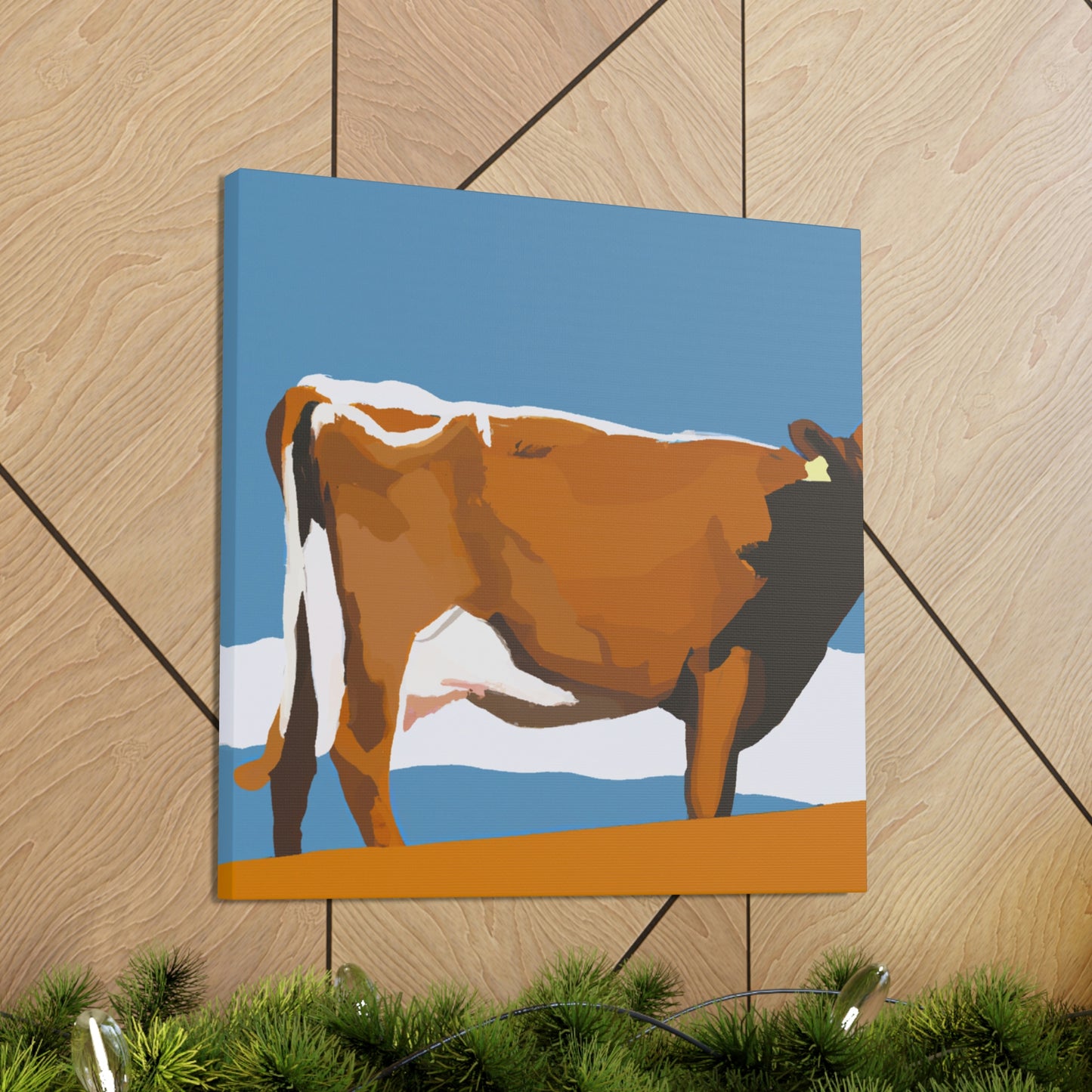 "Jersey Cow Contemplation" - Canvas