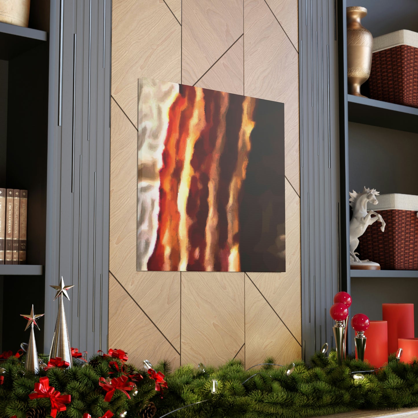 "Sizzling Bacon Delight" - Canvas