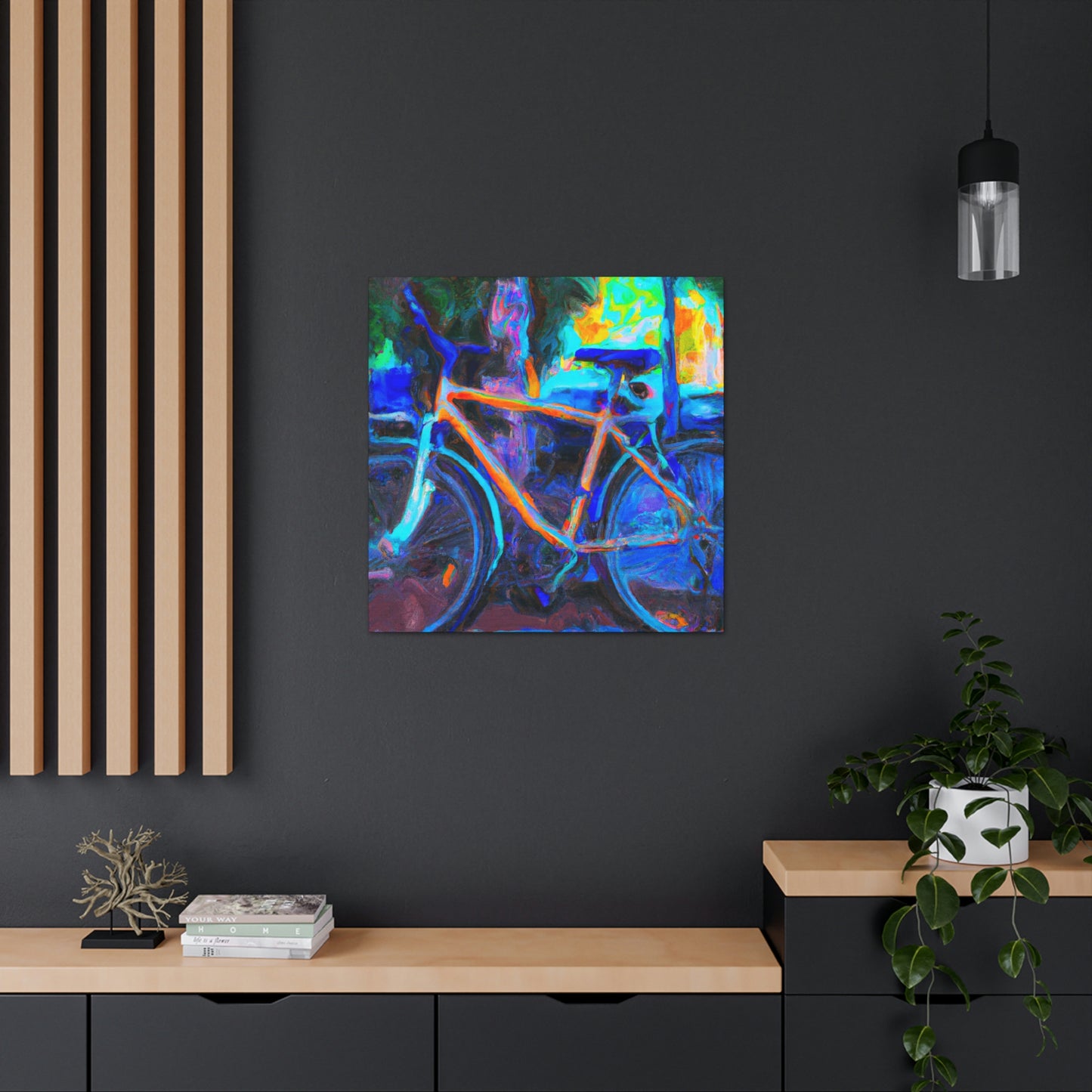 Ride The Bicycle Joy - Canvas