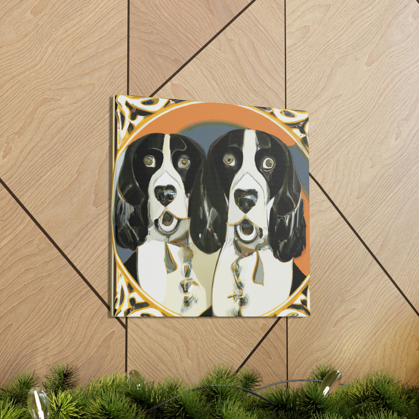 "Springer Spaniel Splendor" - Canvas