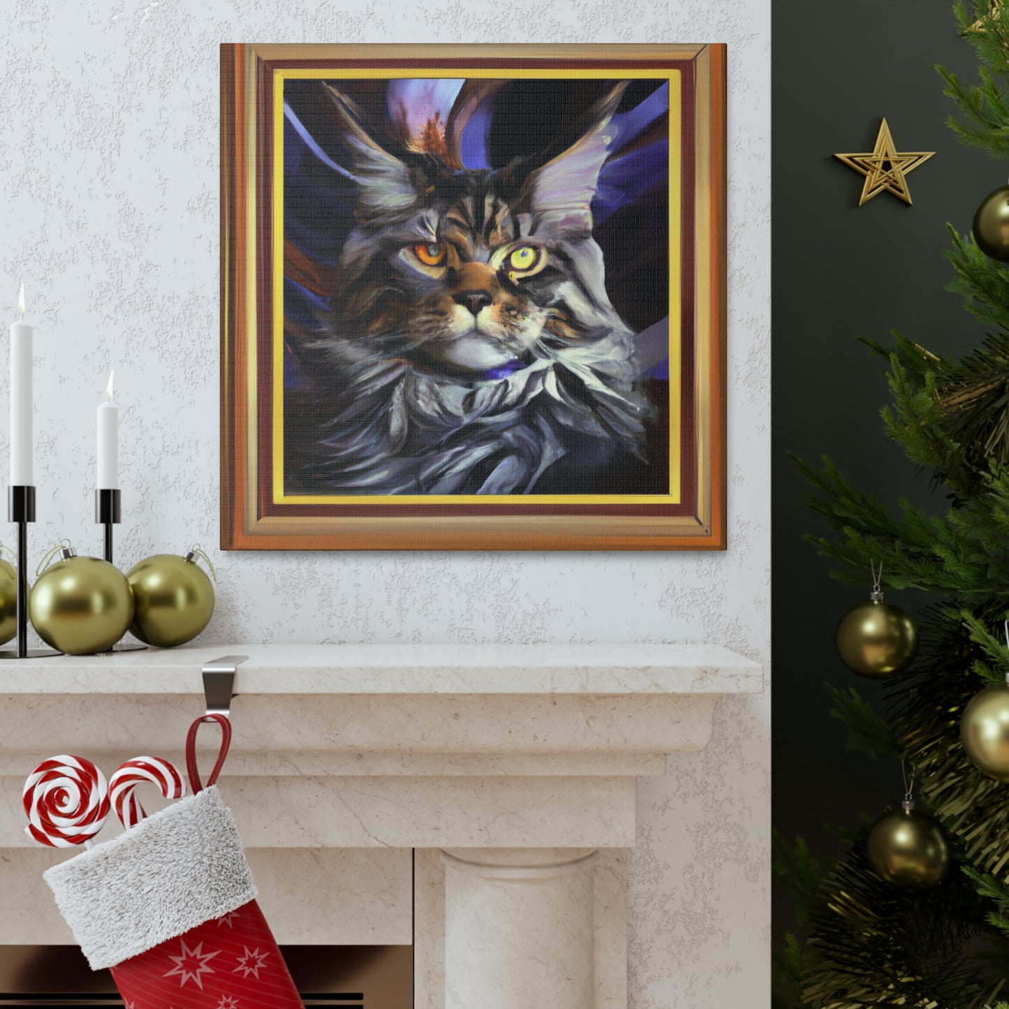 Creative Feline Splendor - Canvas