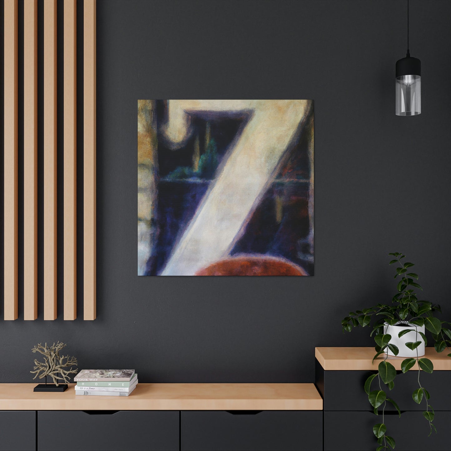 "Z in Art Deco" - Canvas