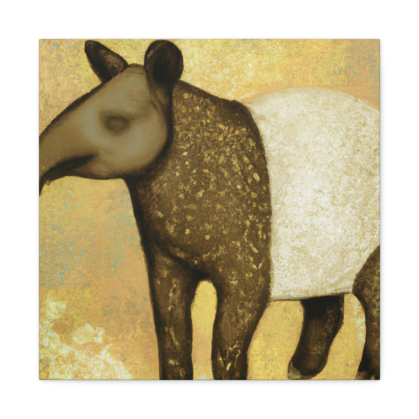 "Malayan Tapir Delight" - Canvas