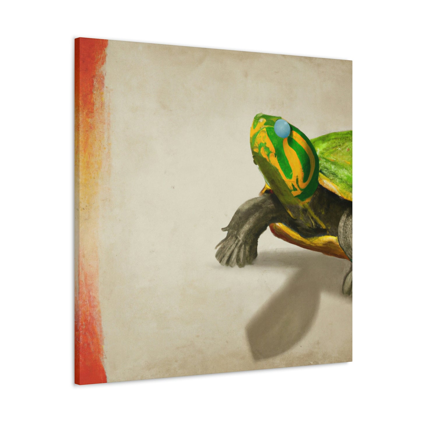 "Turtle in Simplicity" - Canvas