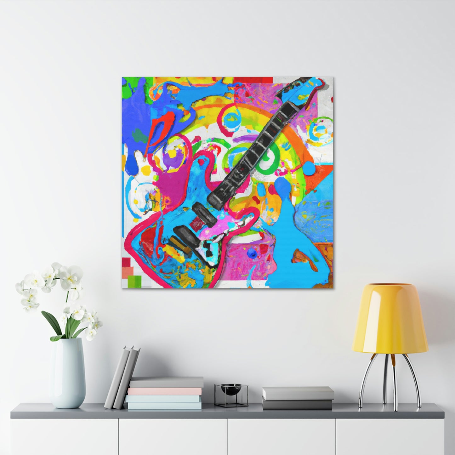 Electric Guitar Jolt - Canvas