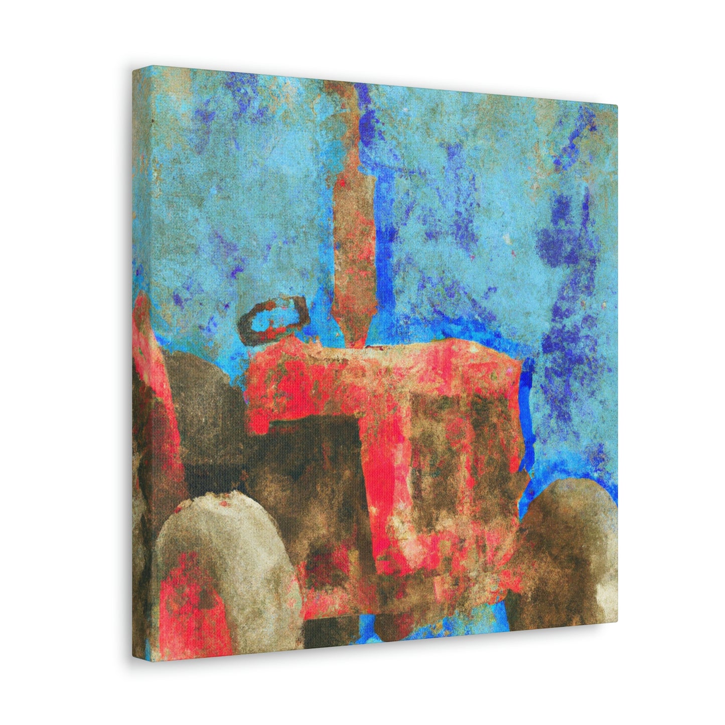 "Tractor in Simplicity" - Canvas