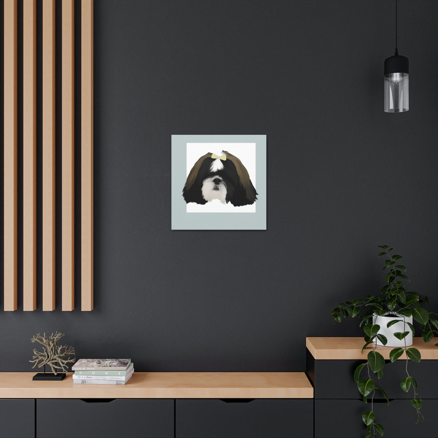 "Classic Shih Tzu Portrait" - Canvas