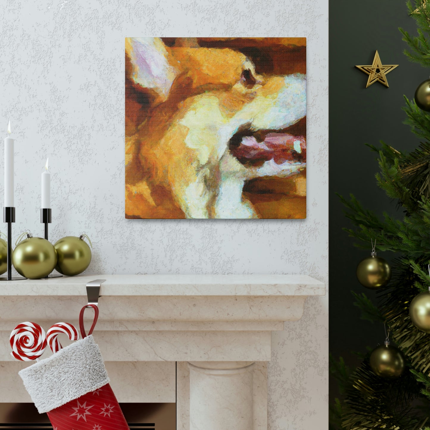 Welsh Corgi Symphony - Canvas