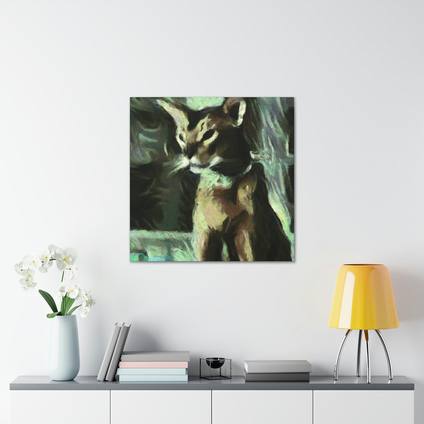 "Abyssinian in Expressionism" - Canvas