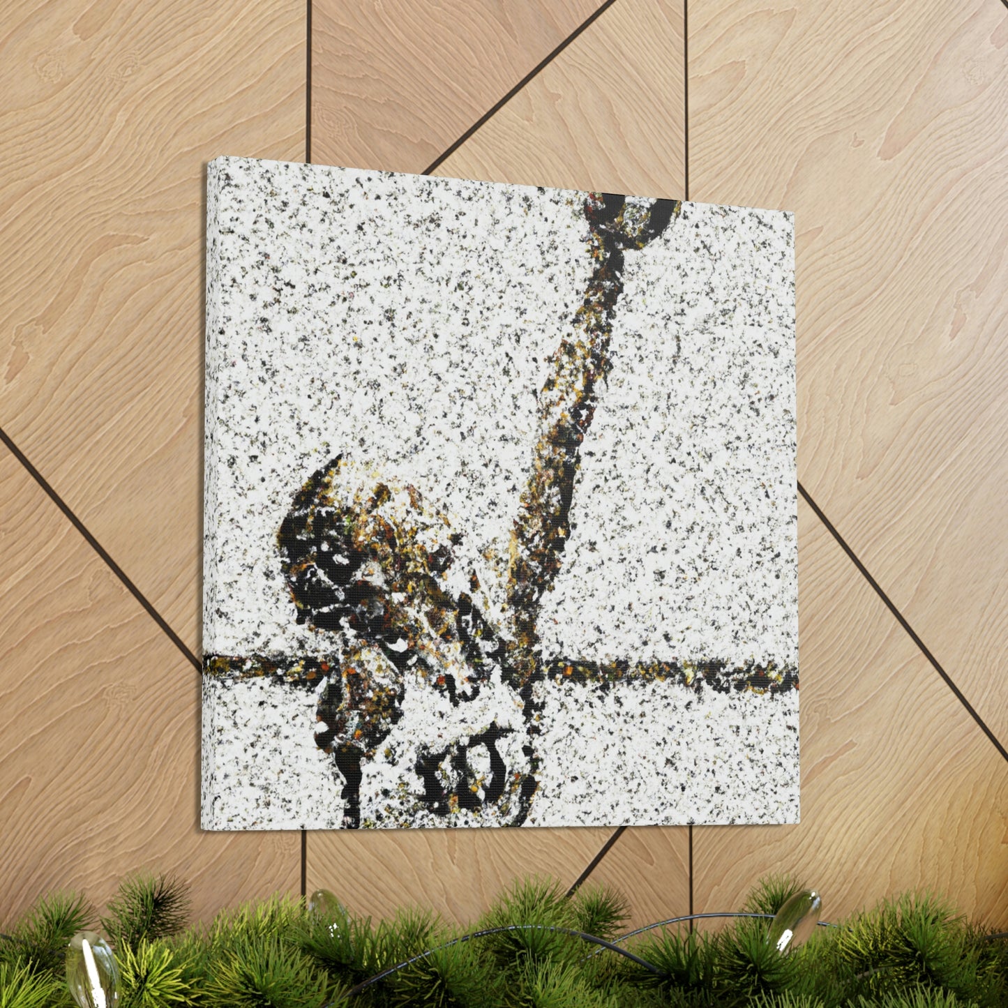 Volleyball in Pointillism - Canvas